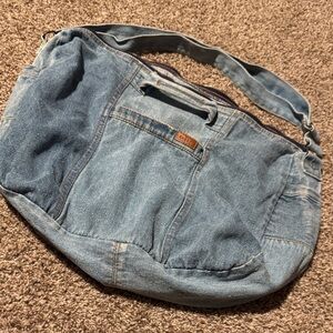 Shane large denim tote w/adjustable shoulder or crossbody strap - EUC!